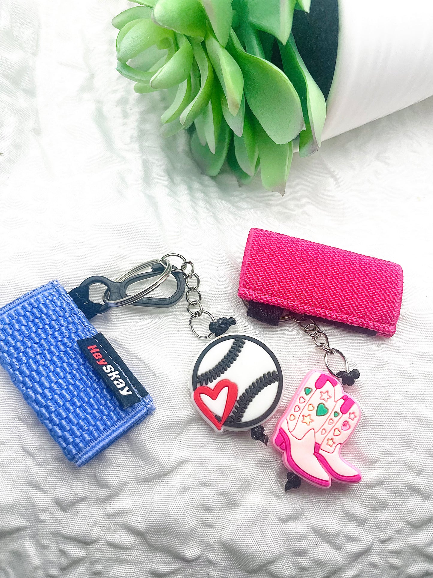 Lip balm holder keychain, cooler lip balm holder