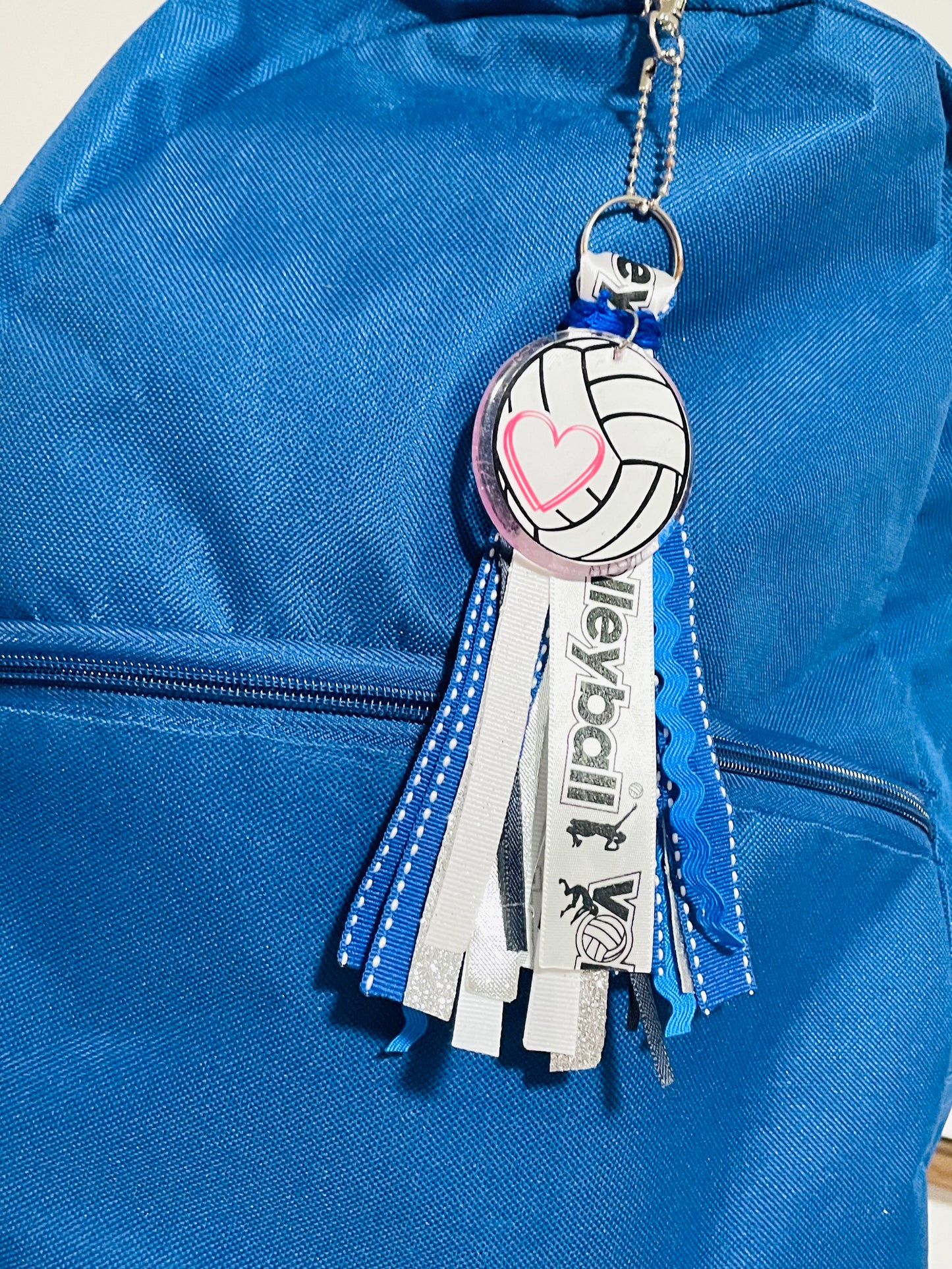 Tassel keychain backpack tags, sports tags