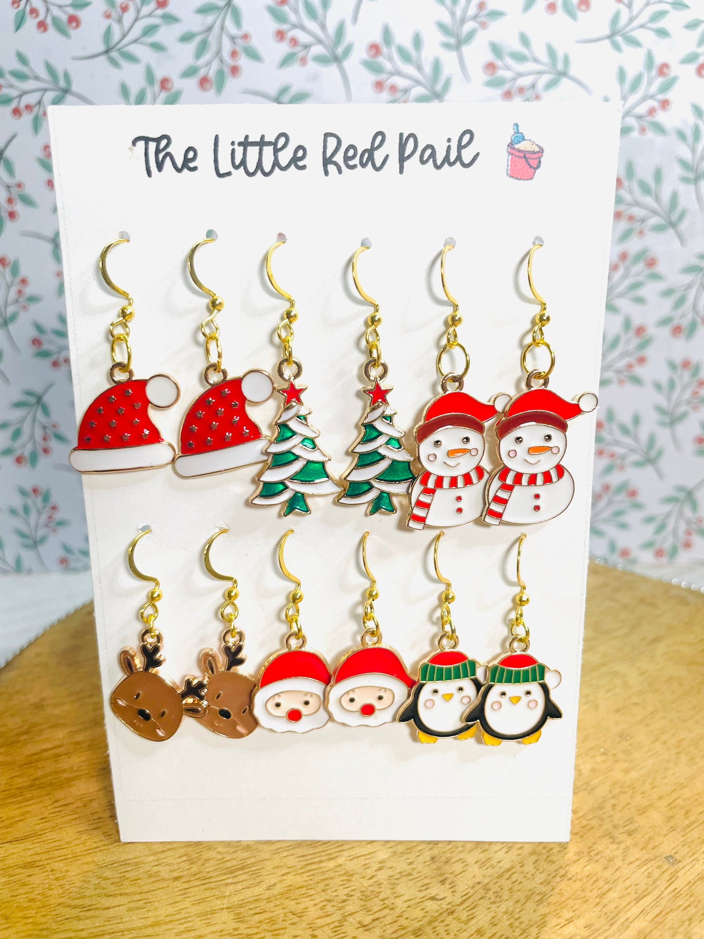 Christmas earrings reindeer earrings Santa earrings snowman earrings kids earrings adult earrings