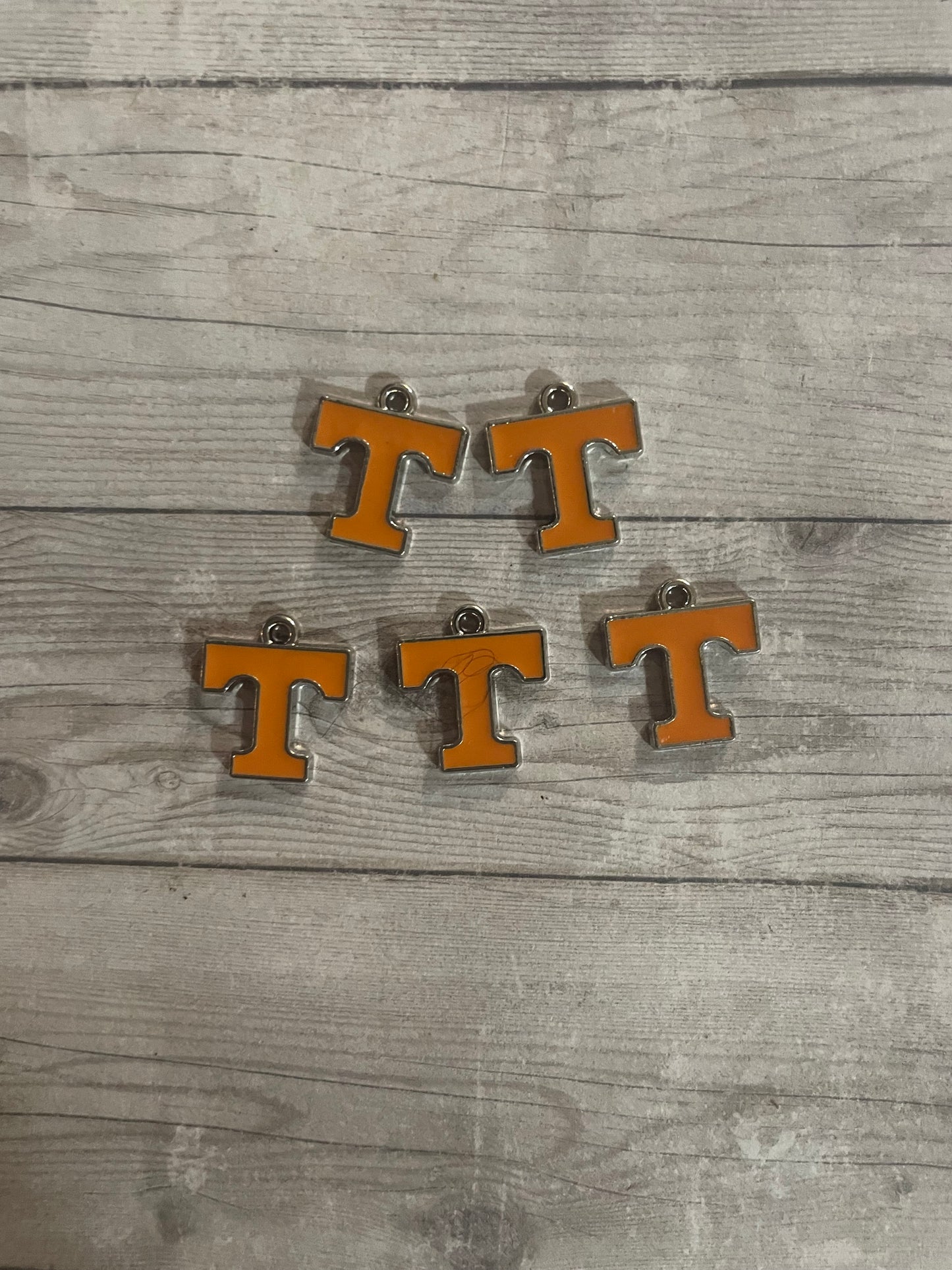 Tennessee jewelry charms, Power T charm pendant, Vols dangle charm