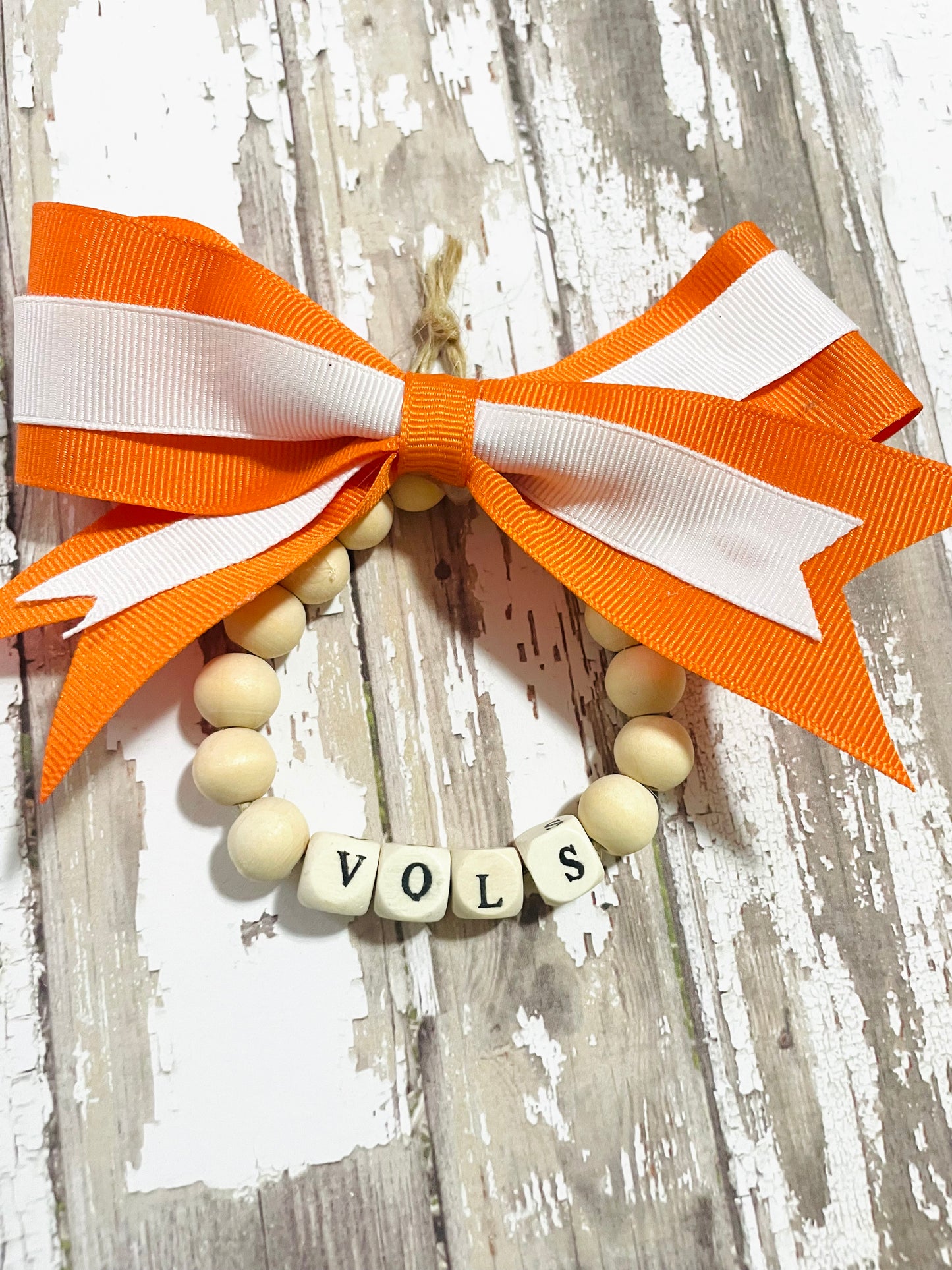 Tennessee Vols ornament, Vols Bow ornament