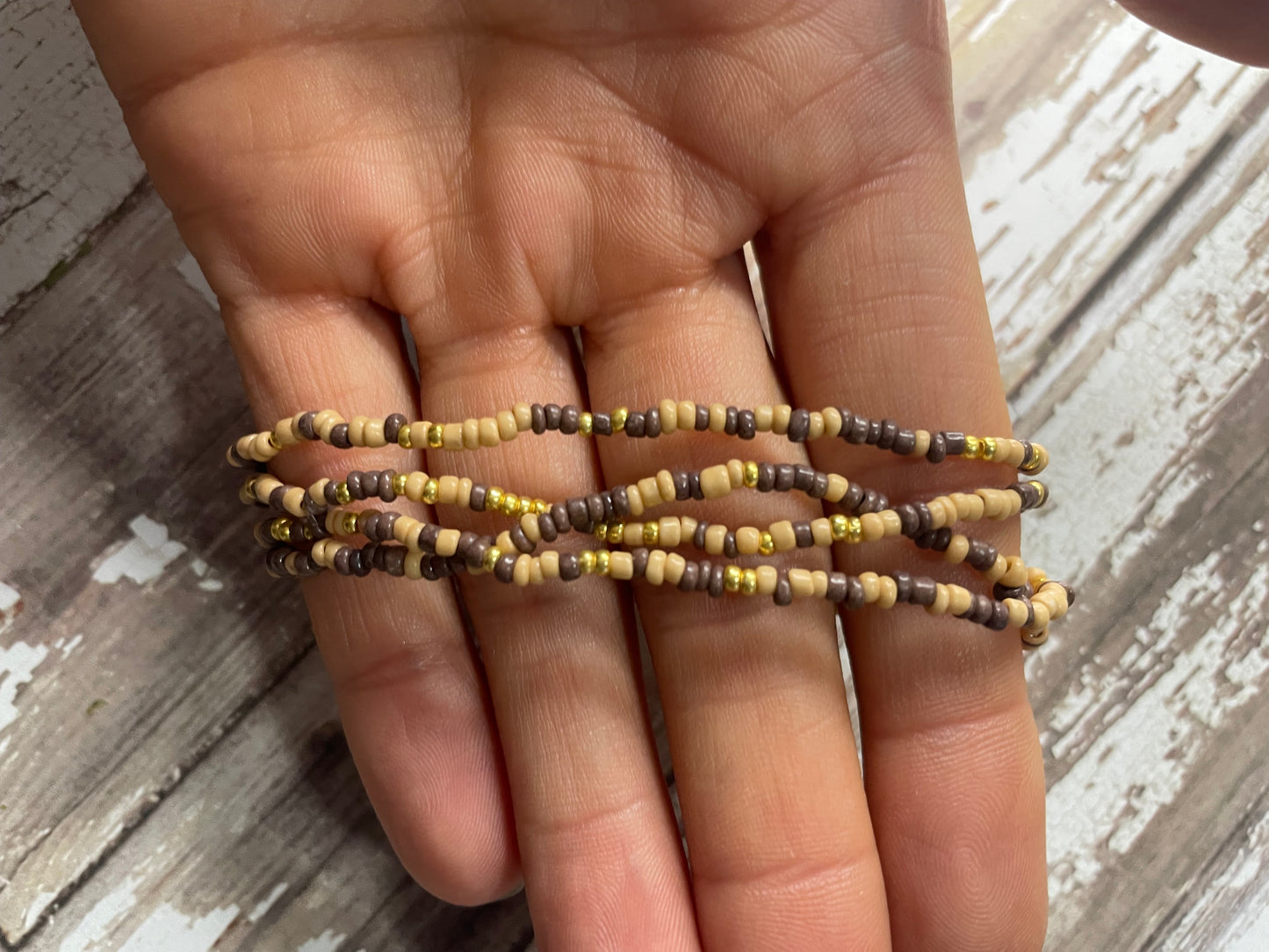 Fall shades bracelet stack