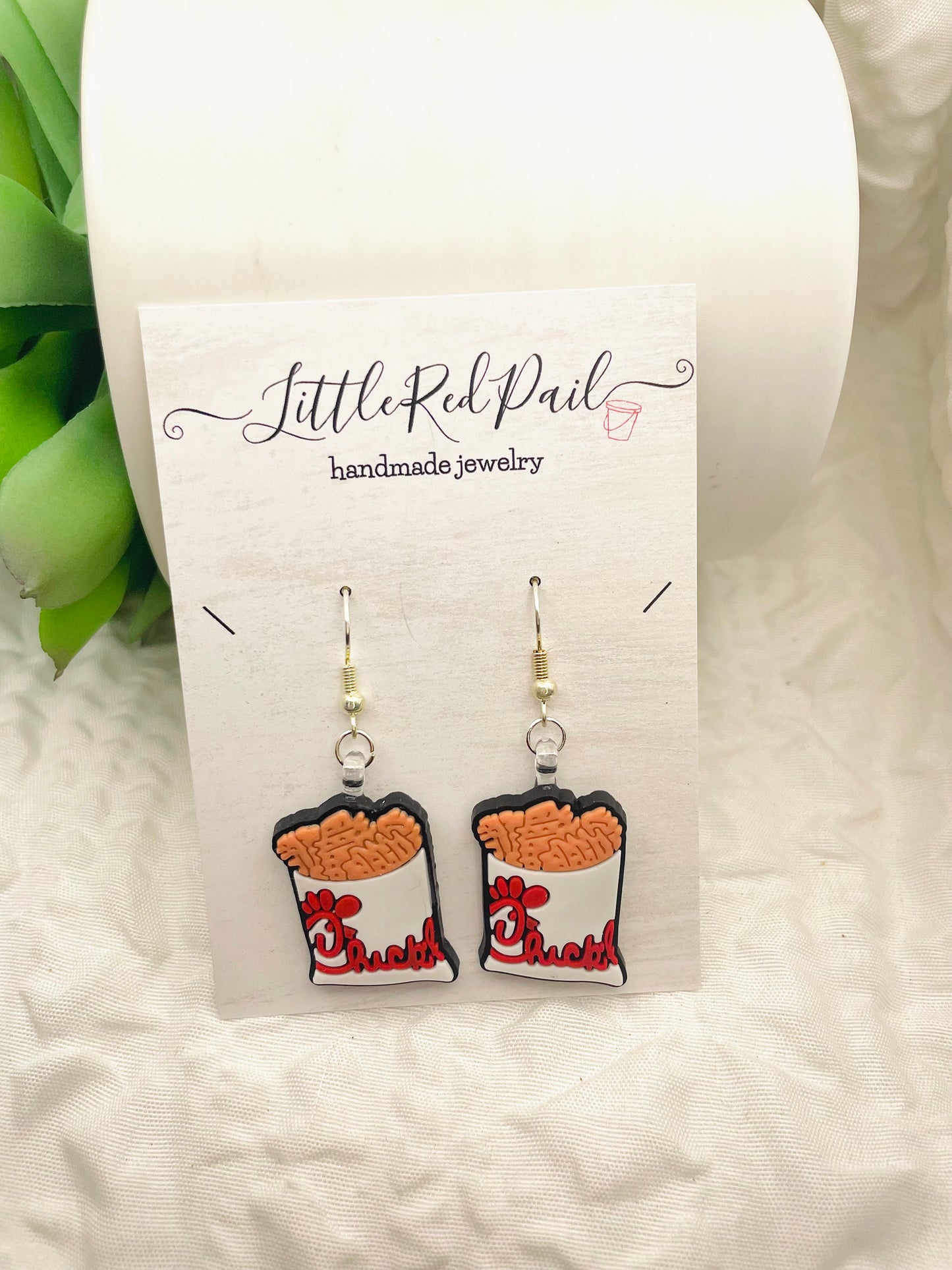 Novelty earrings, Everyday earrings, fast food earrings, junk food jewelry