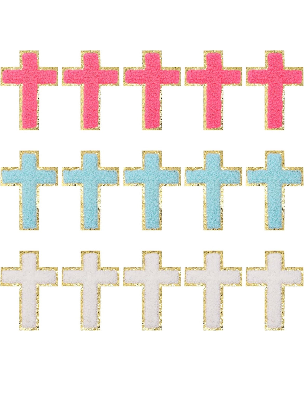 Iron on cross patches