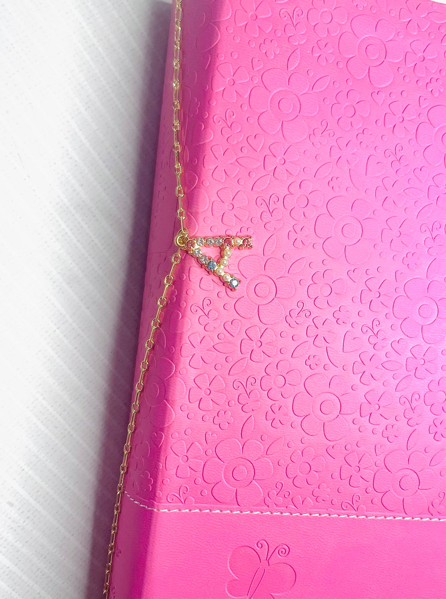 Bible Chain Bookmark, initial Bible bookmark, Bible accessories bracelet