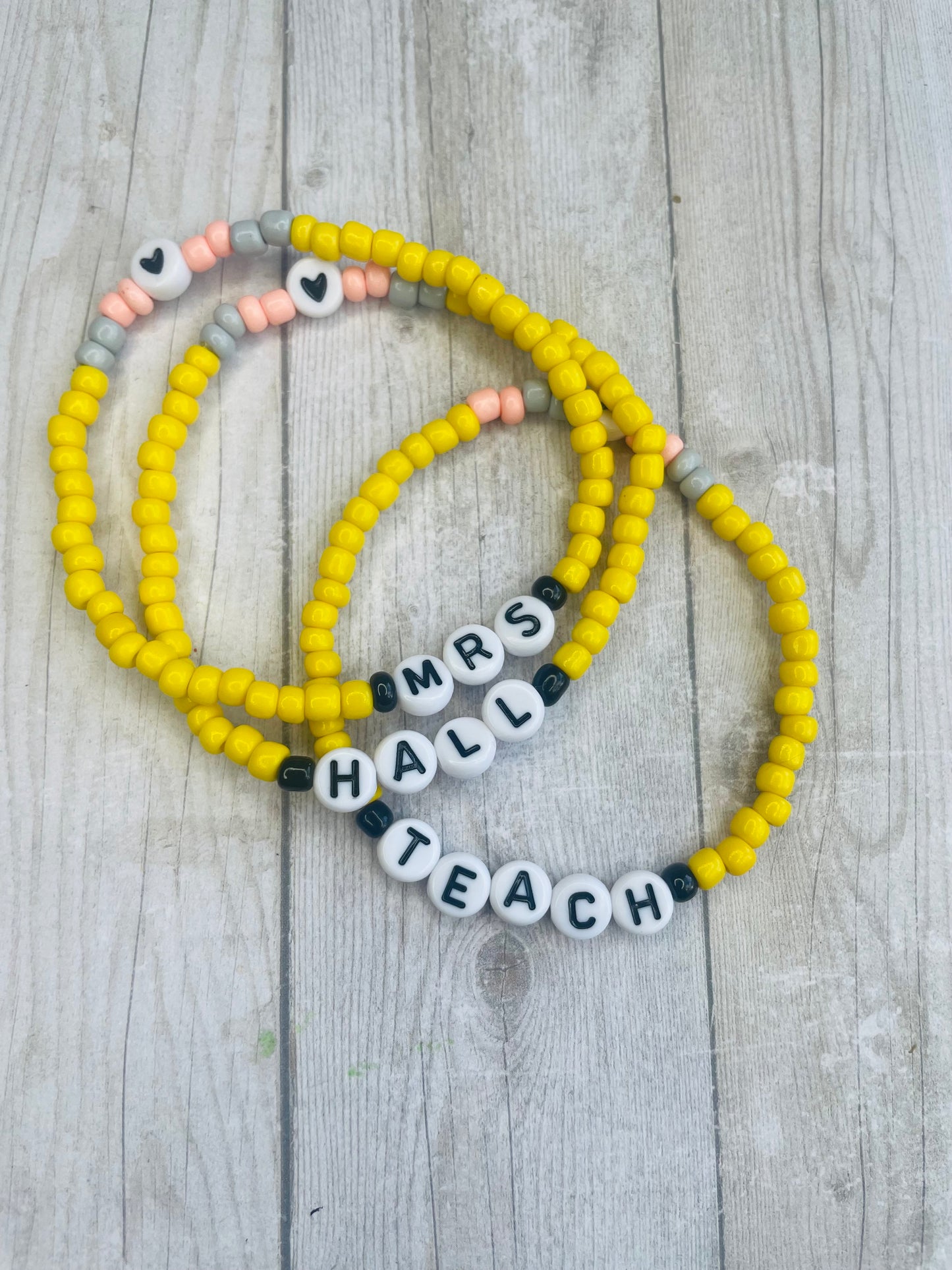 Teacher bracelet teach bracelet pencil bracelet teacher gift minimalist bracelet teacher appreciation gift
