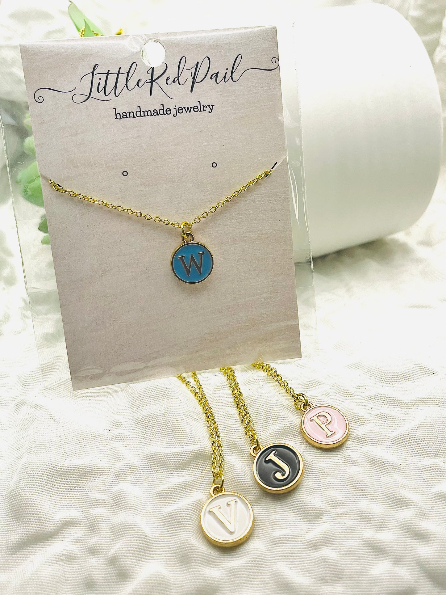 Initial necklaces