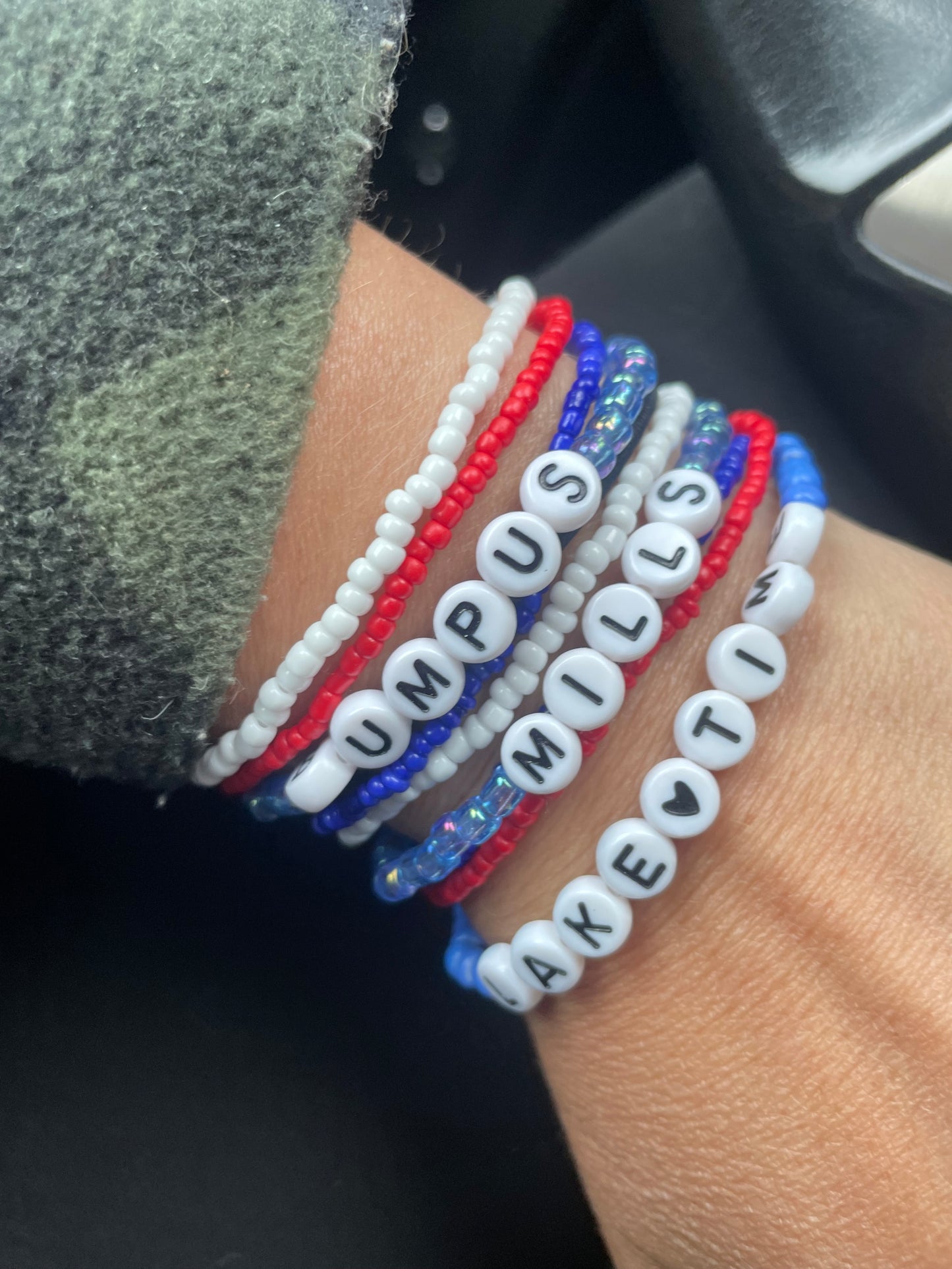 Lake life, lake time bracelets