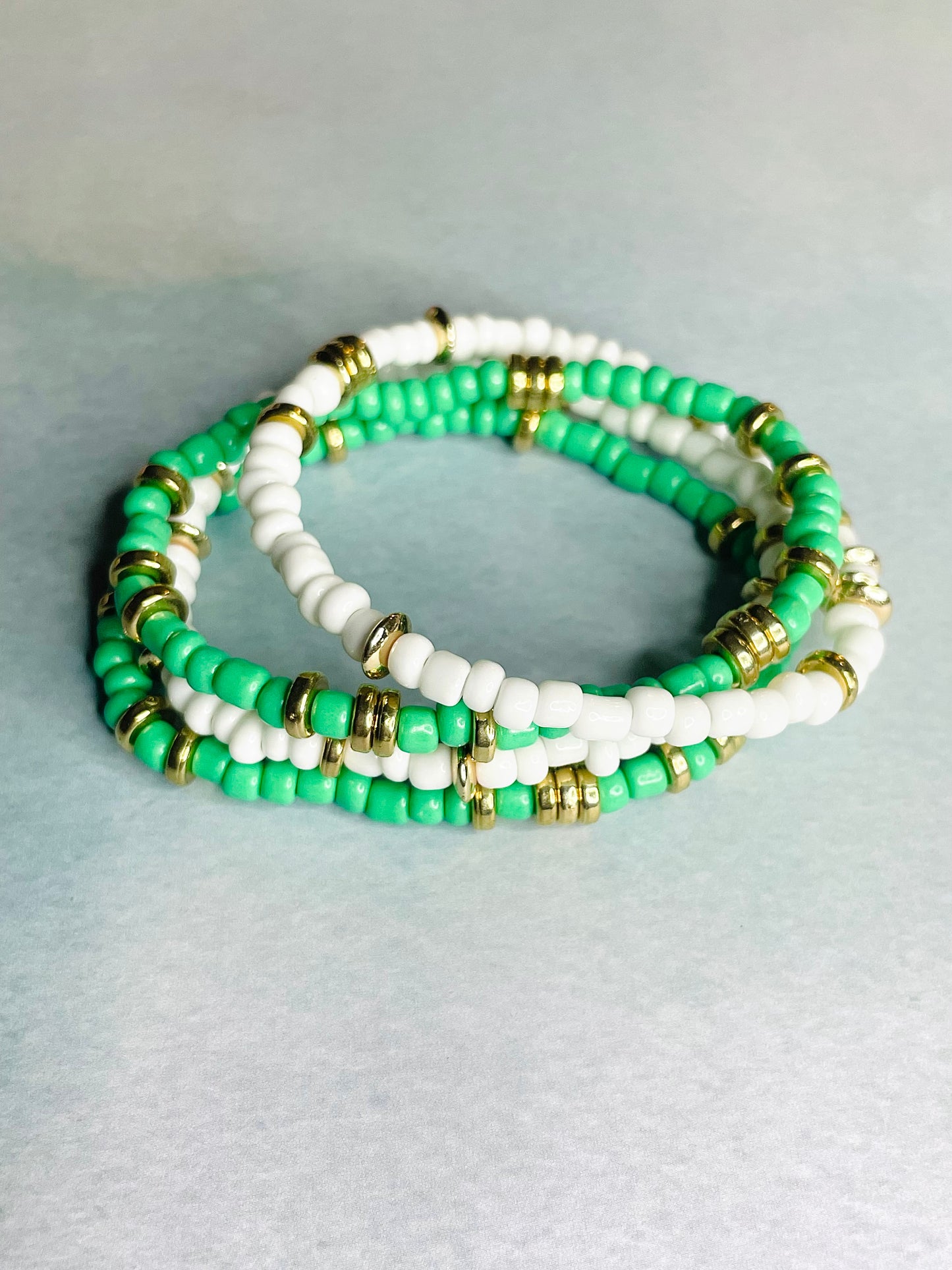 St. Patrick’s day bracelet set