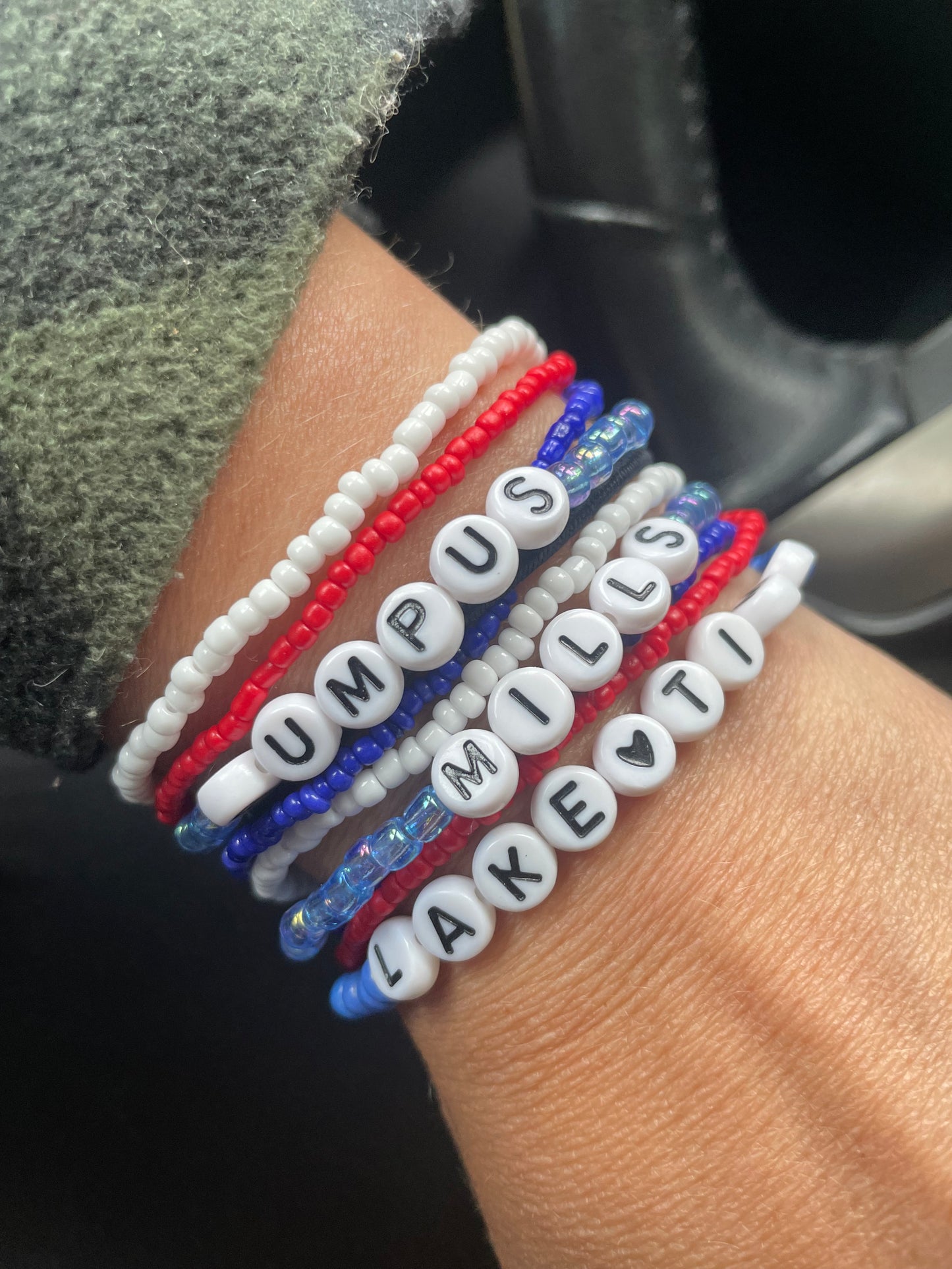 Lake life, lake time bracelets