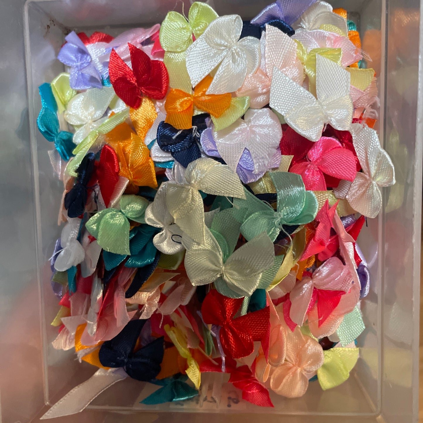 Mini bow ribbons for crafts