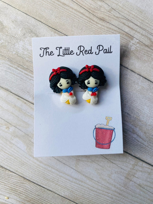Princess Character clip on earrings