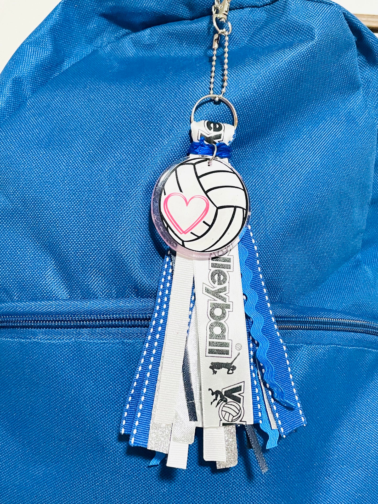 Tassel keychain backpack tags, sports tags