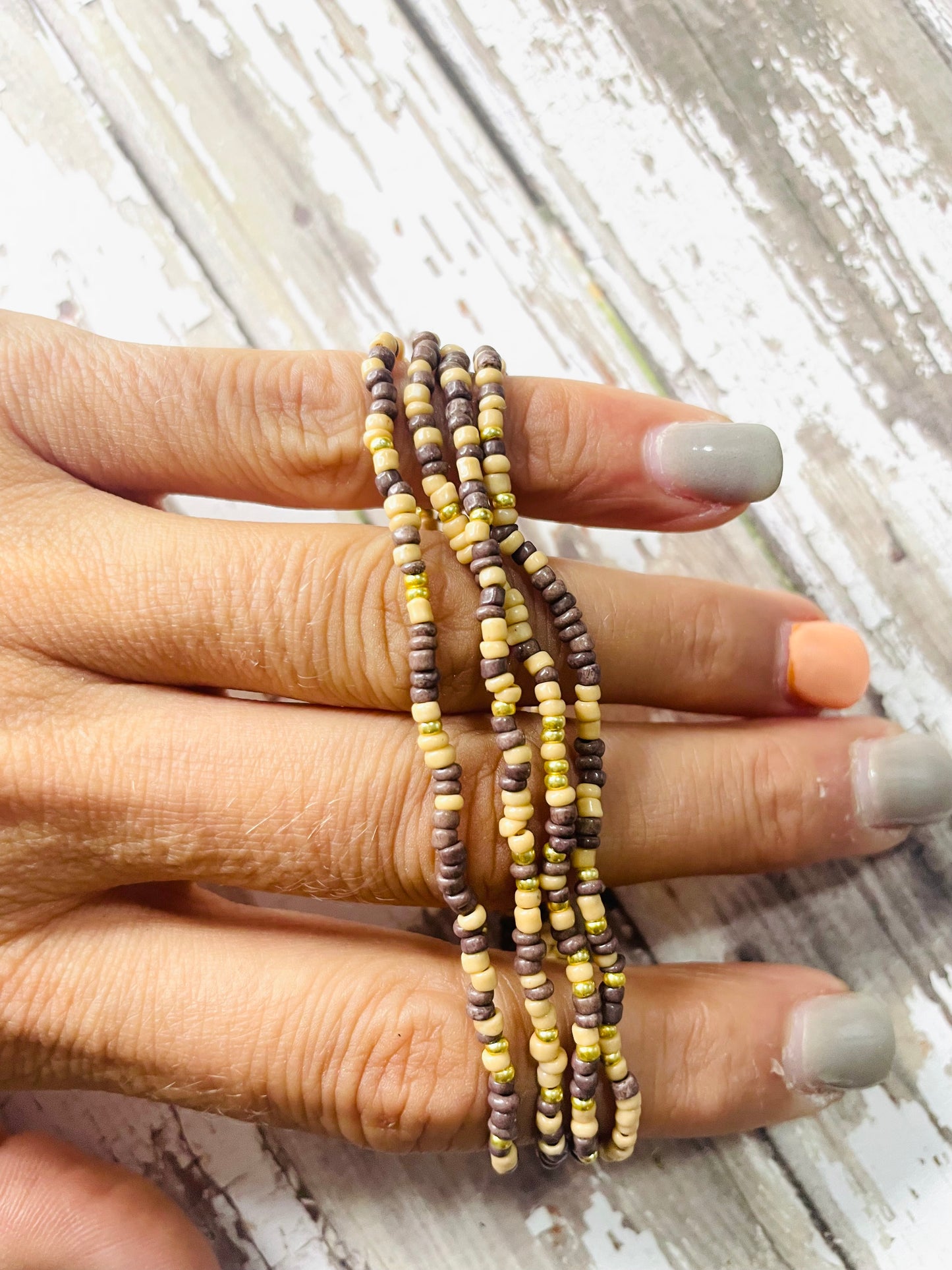 Fall shades bracelet stack