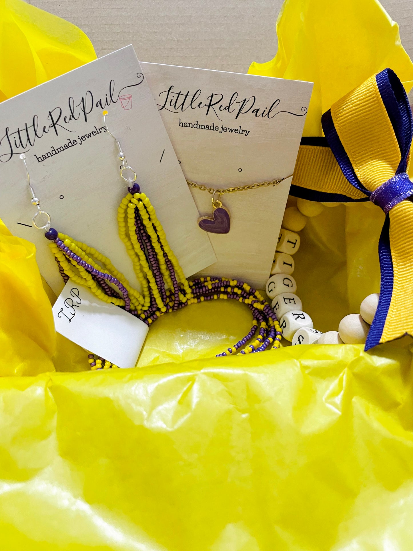 LSU fan gift box, Game day gift box, sports fan gift set