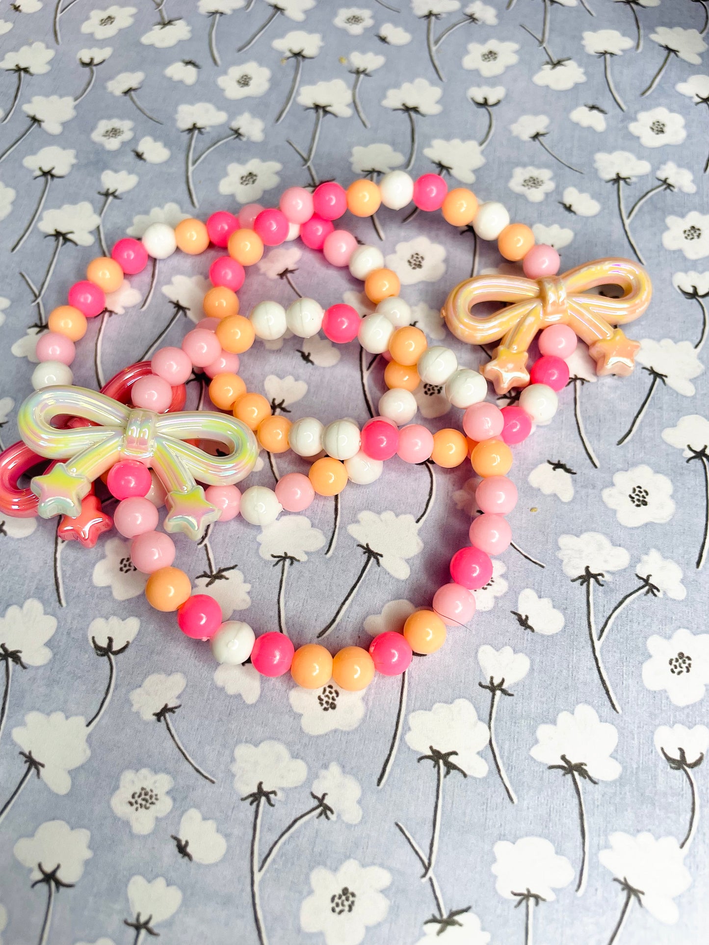 Kids bow bracelets