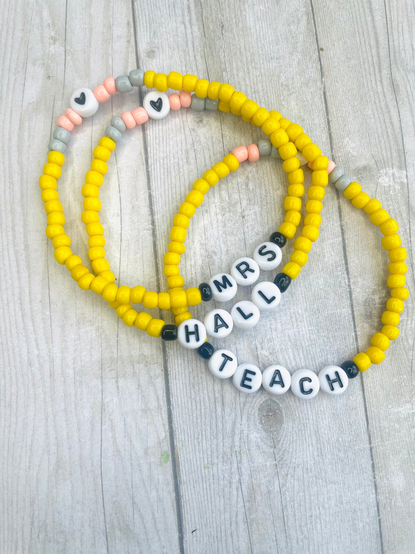 Teacher bracelet teach bracelet pencil bracelet teacher gift minimalist bracelet teacher appreciation gift