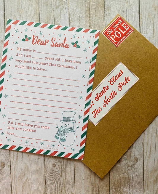 Letter to Santa kit
