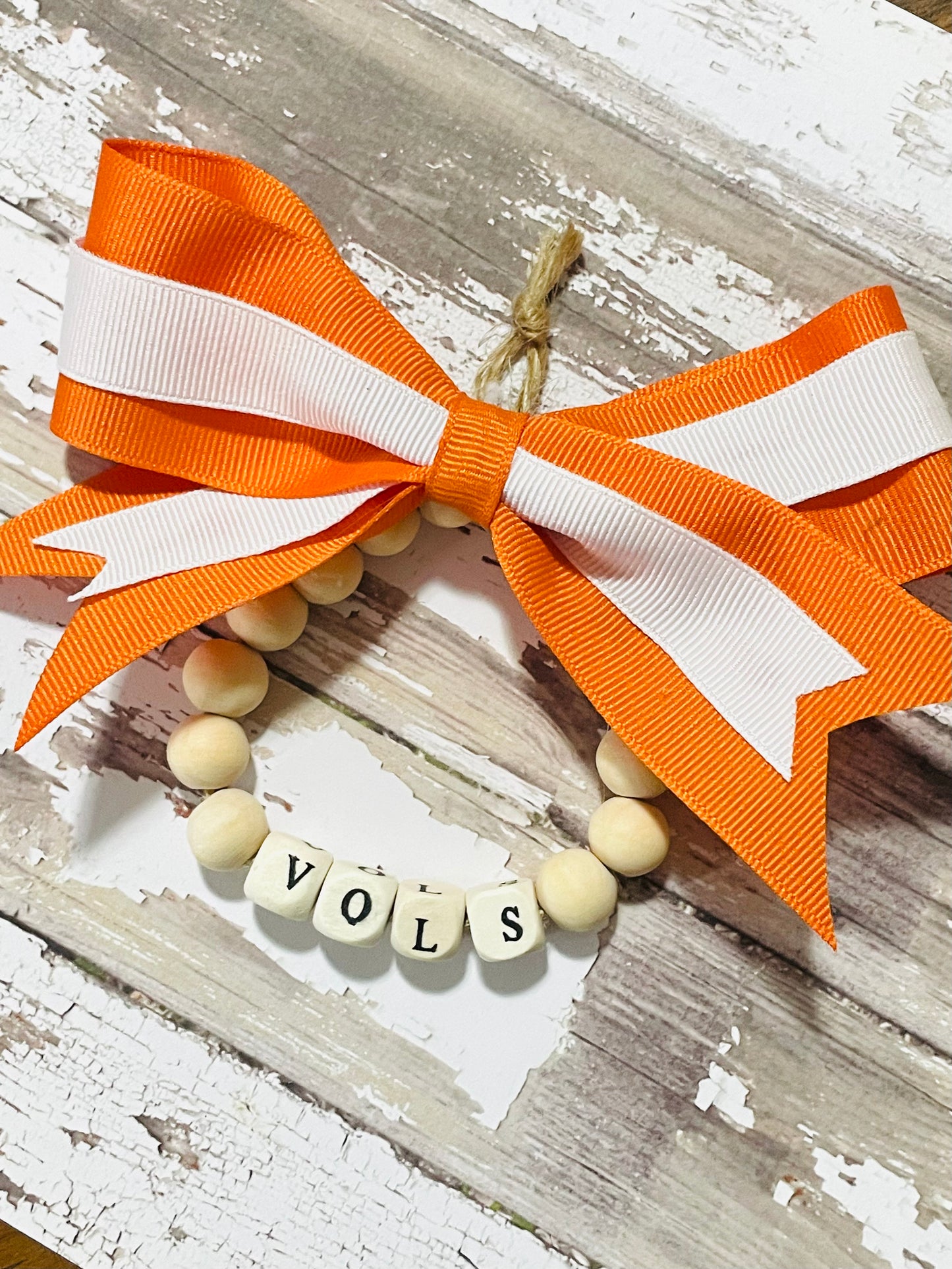 Tennessee Vols ornament, Vols Bow ornament