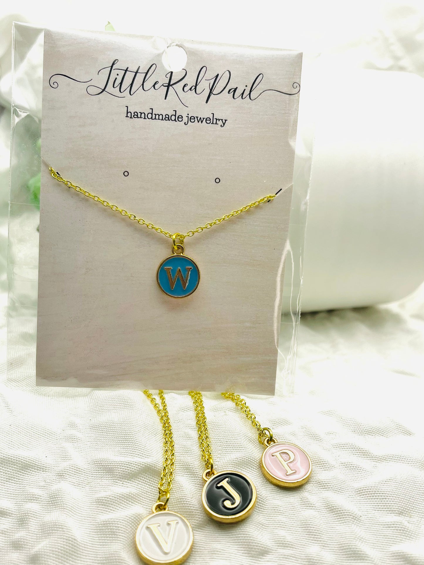 Initial necklaces