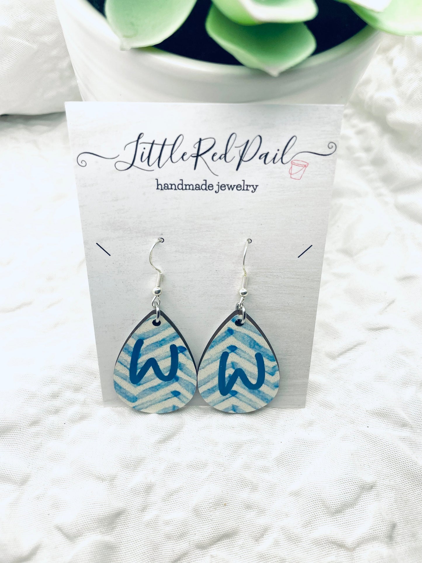 Team earrings, custom sports team earrings