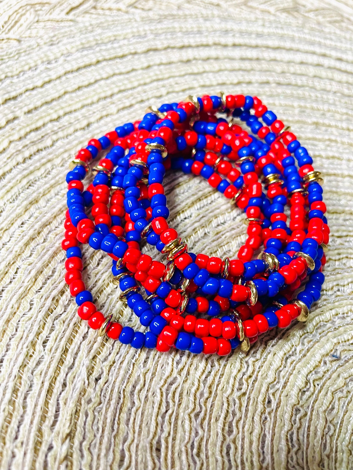 USA bracelets Red White and Blue dainty Bracelets Patriotic Bracelets