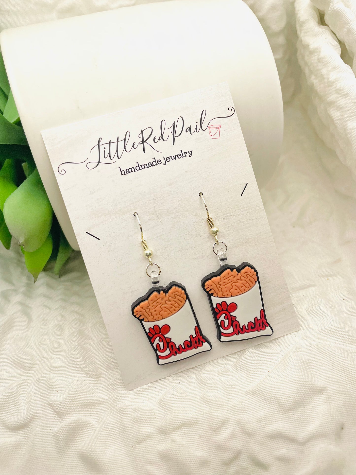 Novelty earrings, Everyday earrings, fast food earrings, junk food jewelry