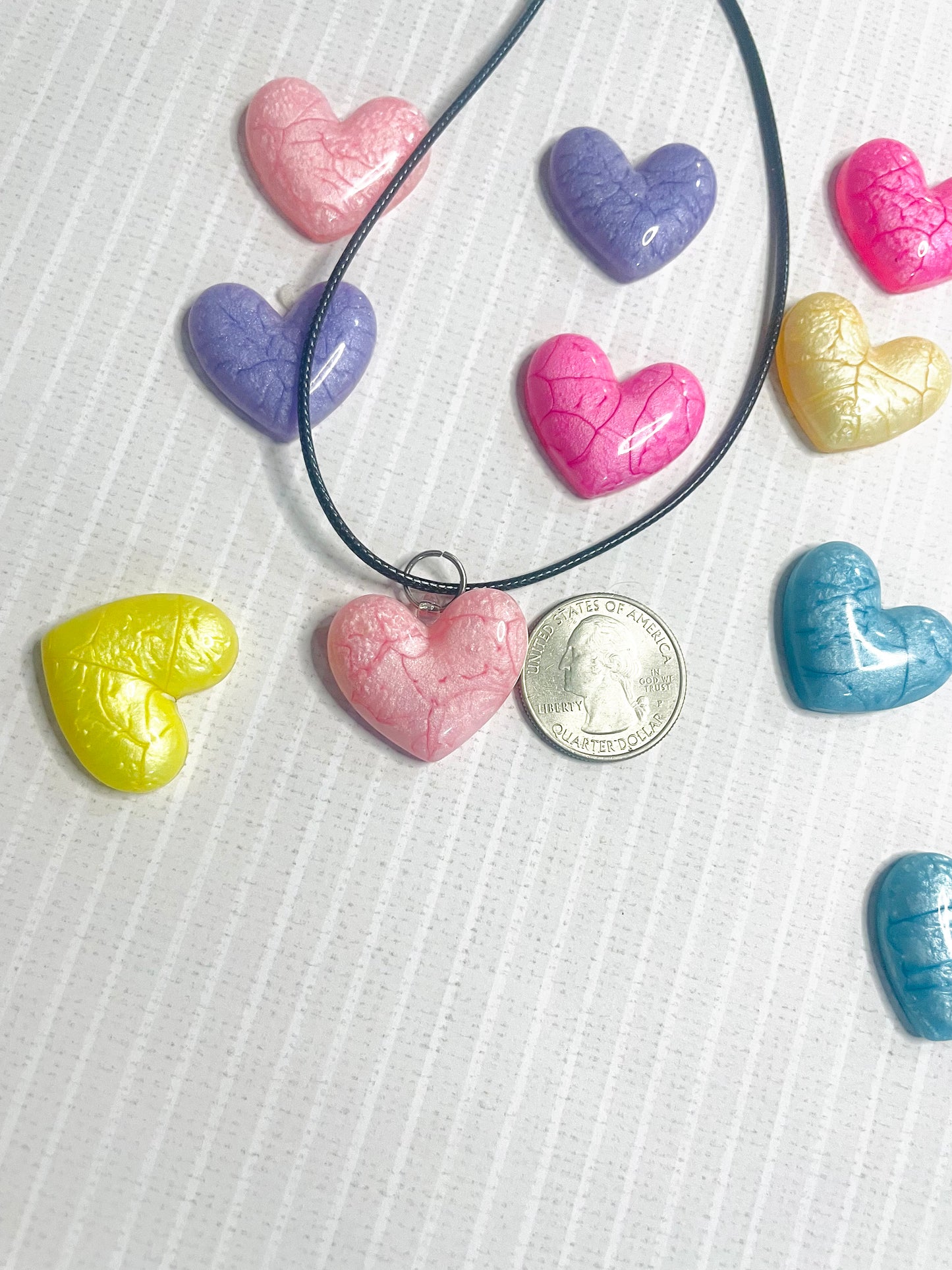 Valentine necklaces, heart party favors, Kids Valentines