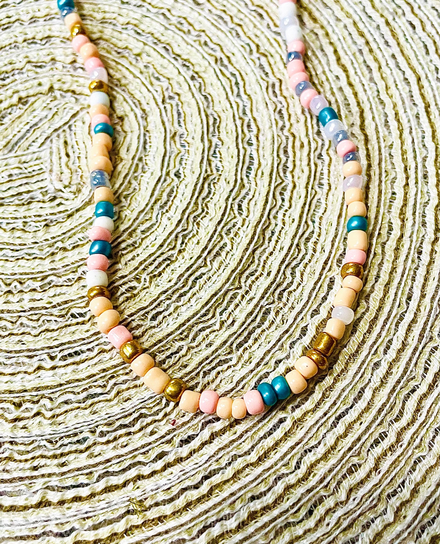 Colorful Beaded Initial Necklace for Women, Charm Necklaces for Women, Girls Jewelry