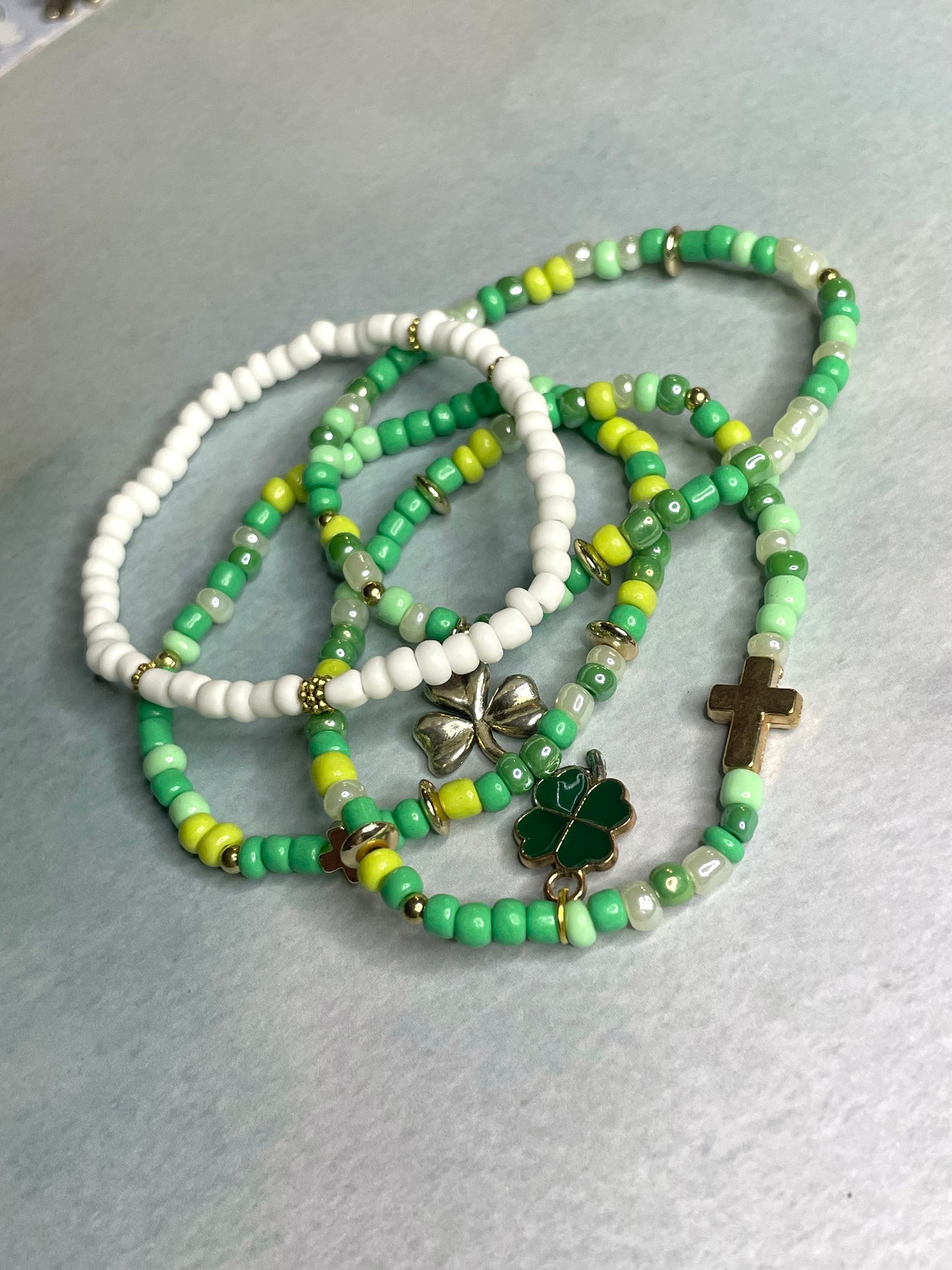 St. Patrick’s day bracelet set
