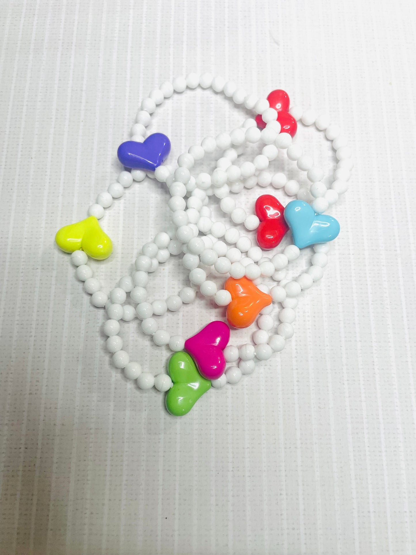 Valentine bracelet for kids, heart bracelet party favors