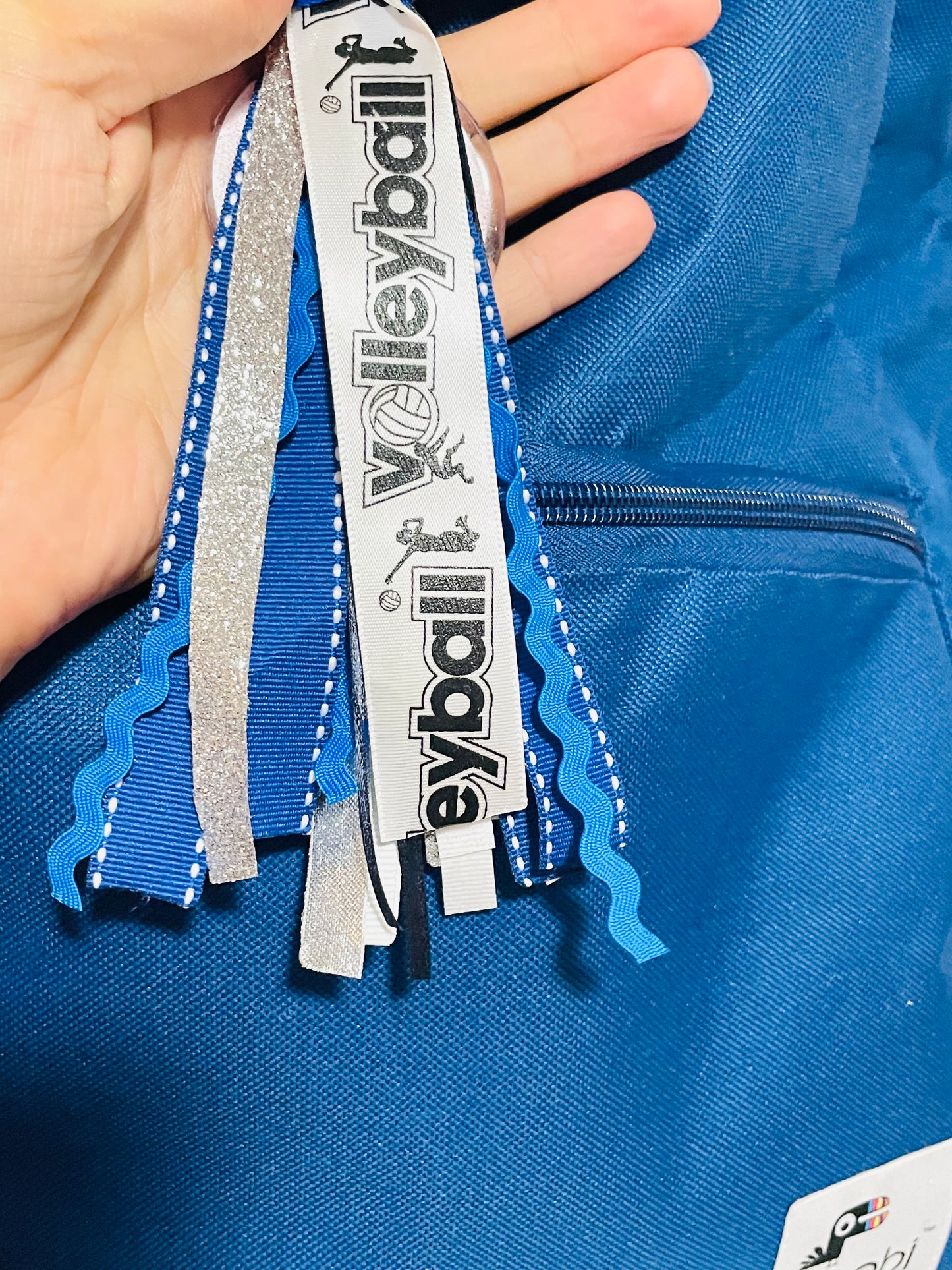 Tassel keychain backpack tags, sports tags