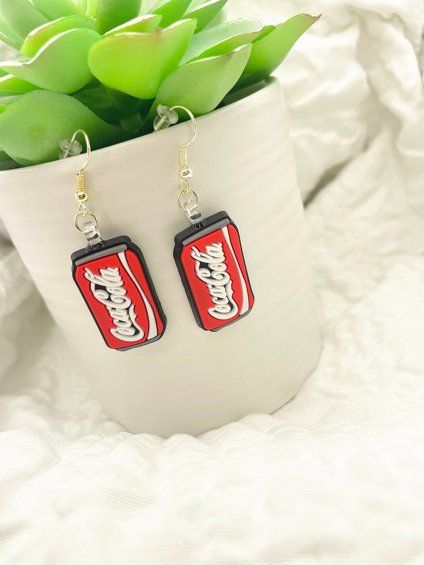 Novelty earrings, Everyday earrings, fast food earrings, junk food jewelry