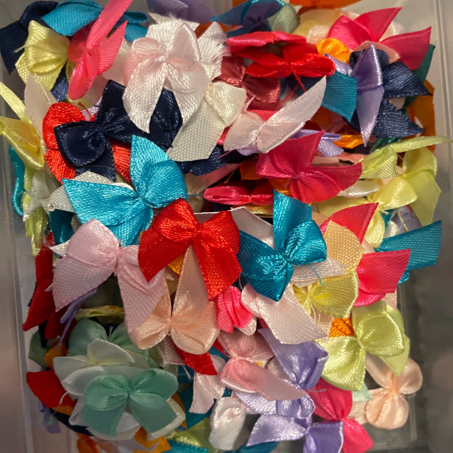 Mini bow ribbons for crafts