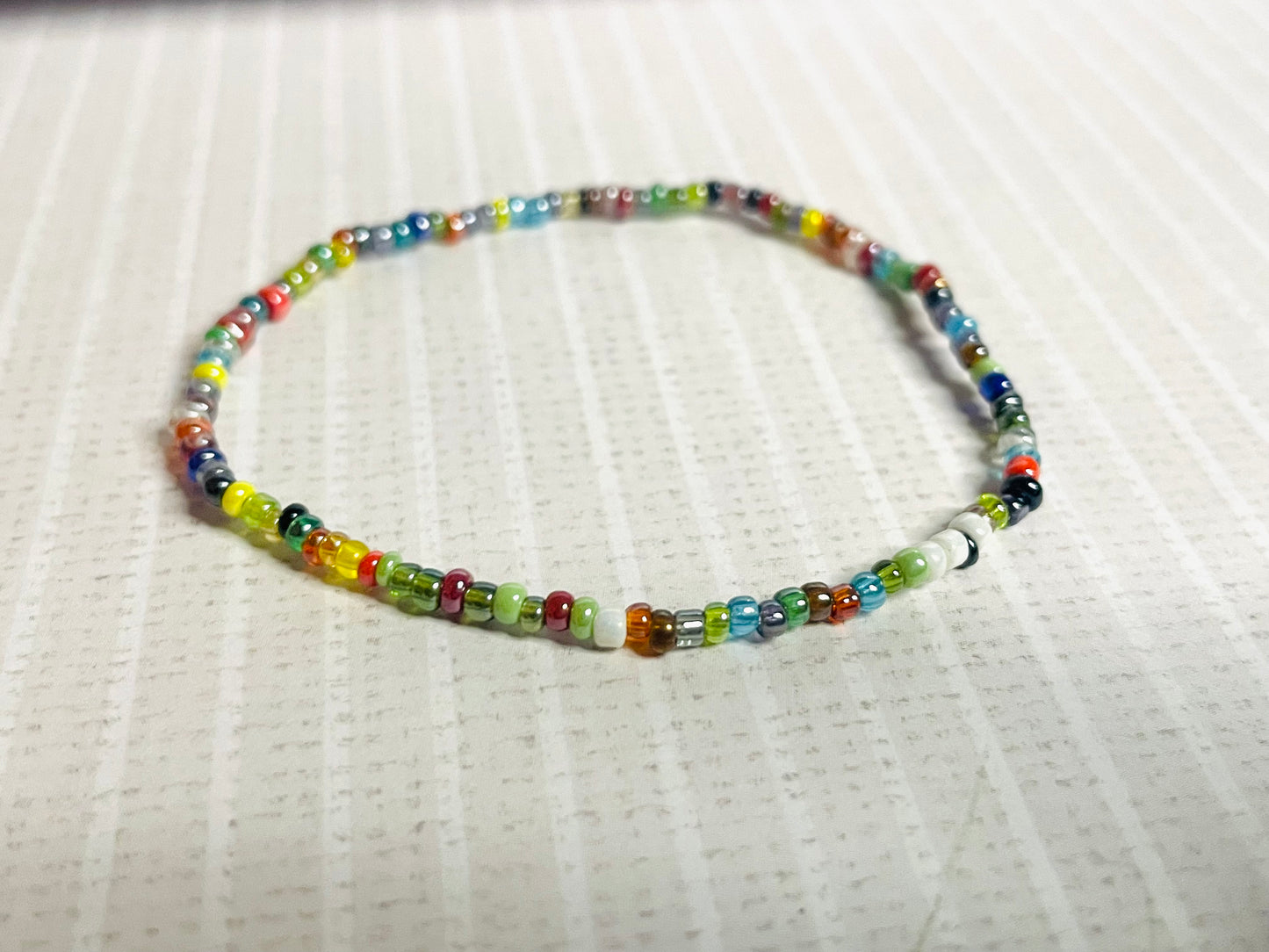 In person single beaded bracelet