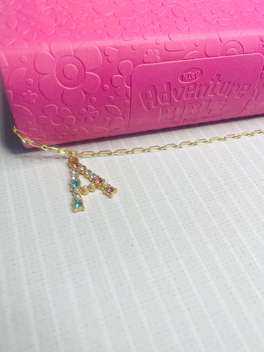 Bible Chain Bookmark, initial Bible bookmark, Bible accessories bracelet