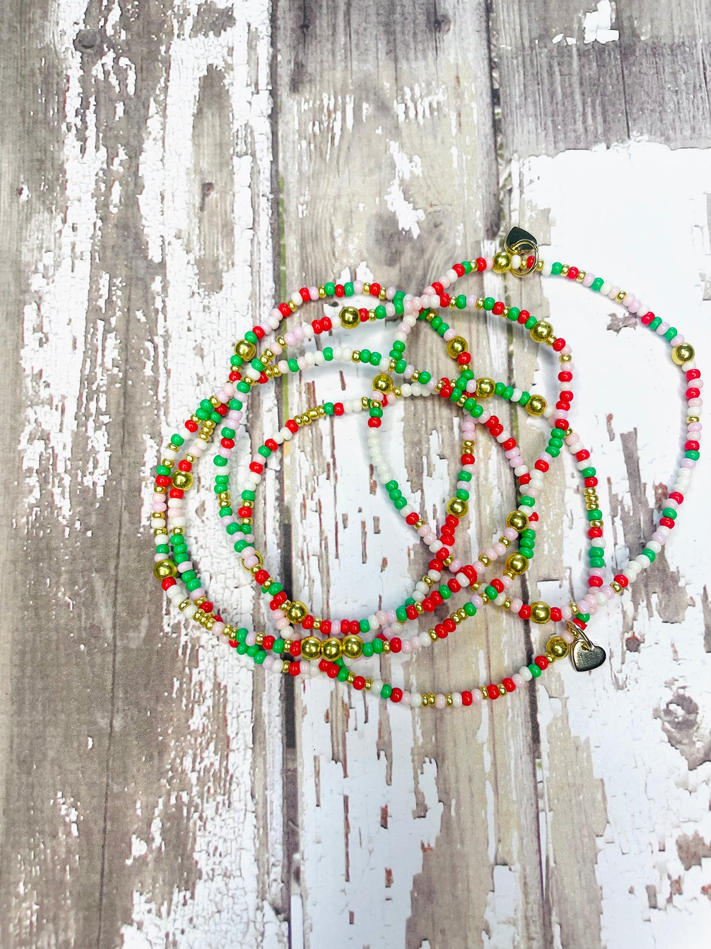 Dainty Christmas bracelet