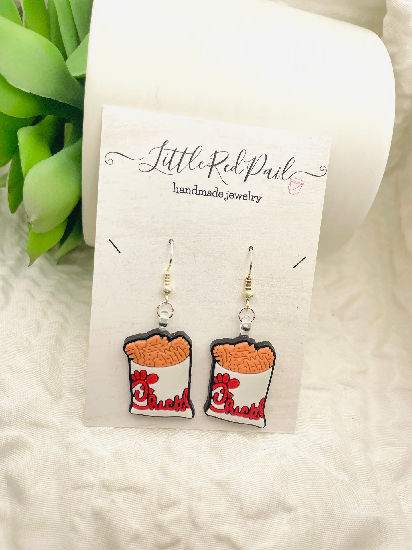 Novelty earrings, Everyday earrings, fast food earrings, junk food jewelry