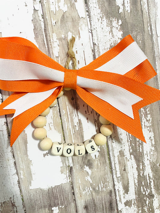 Tennessee Vols ornament, Vols Bow ornament