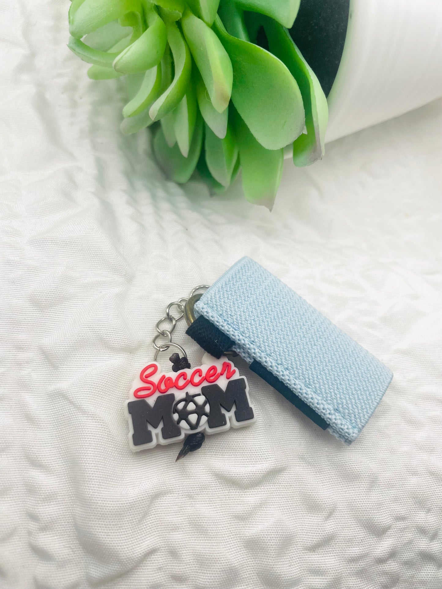 Lip balm holder keychain, cooler lip balm holder