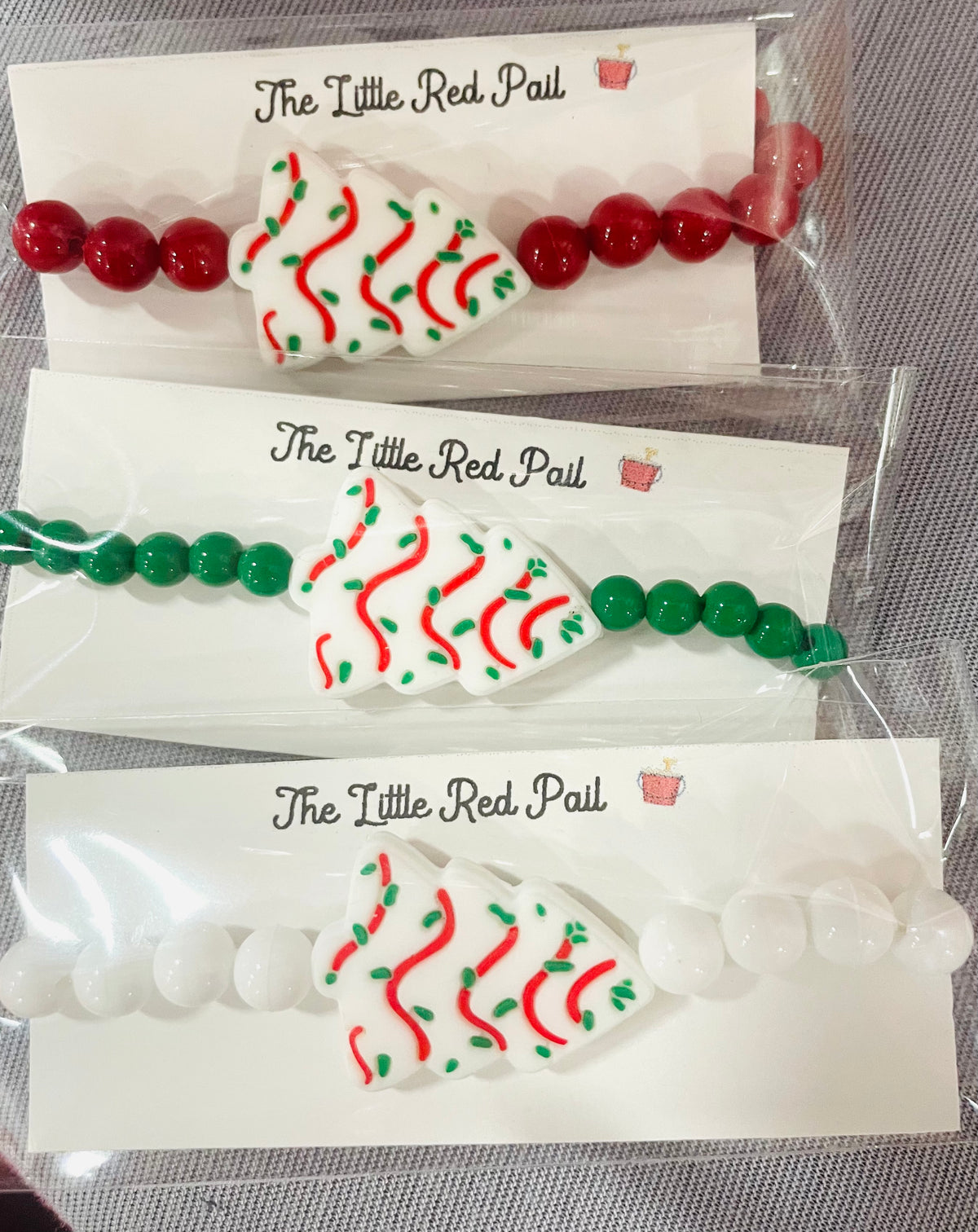 Christmas tree bracelet