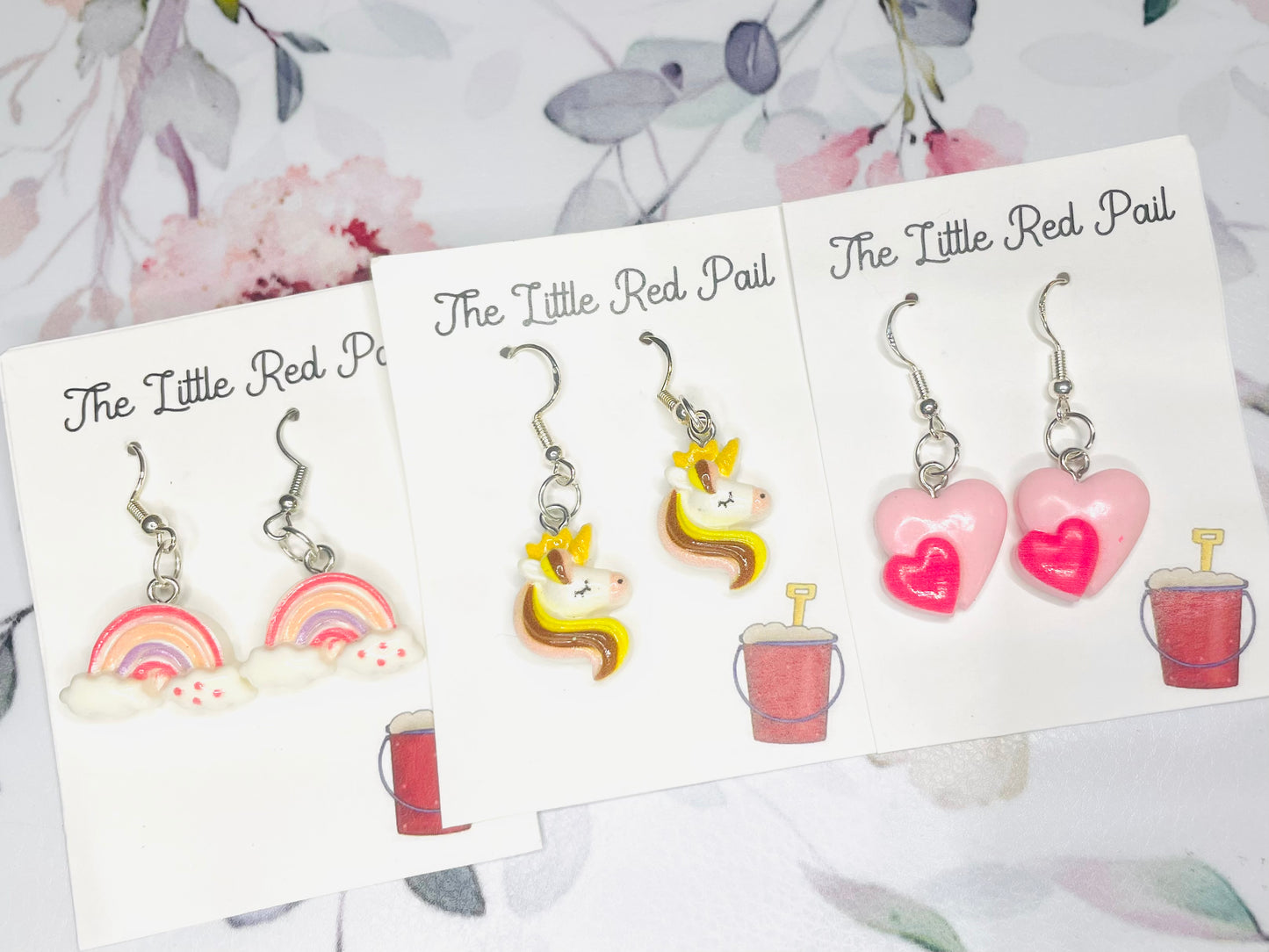 Kid’s earrings, summer earrings, mermaid jewelry