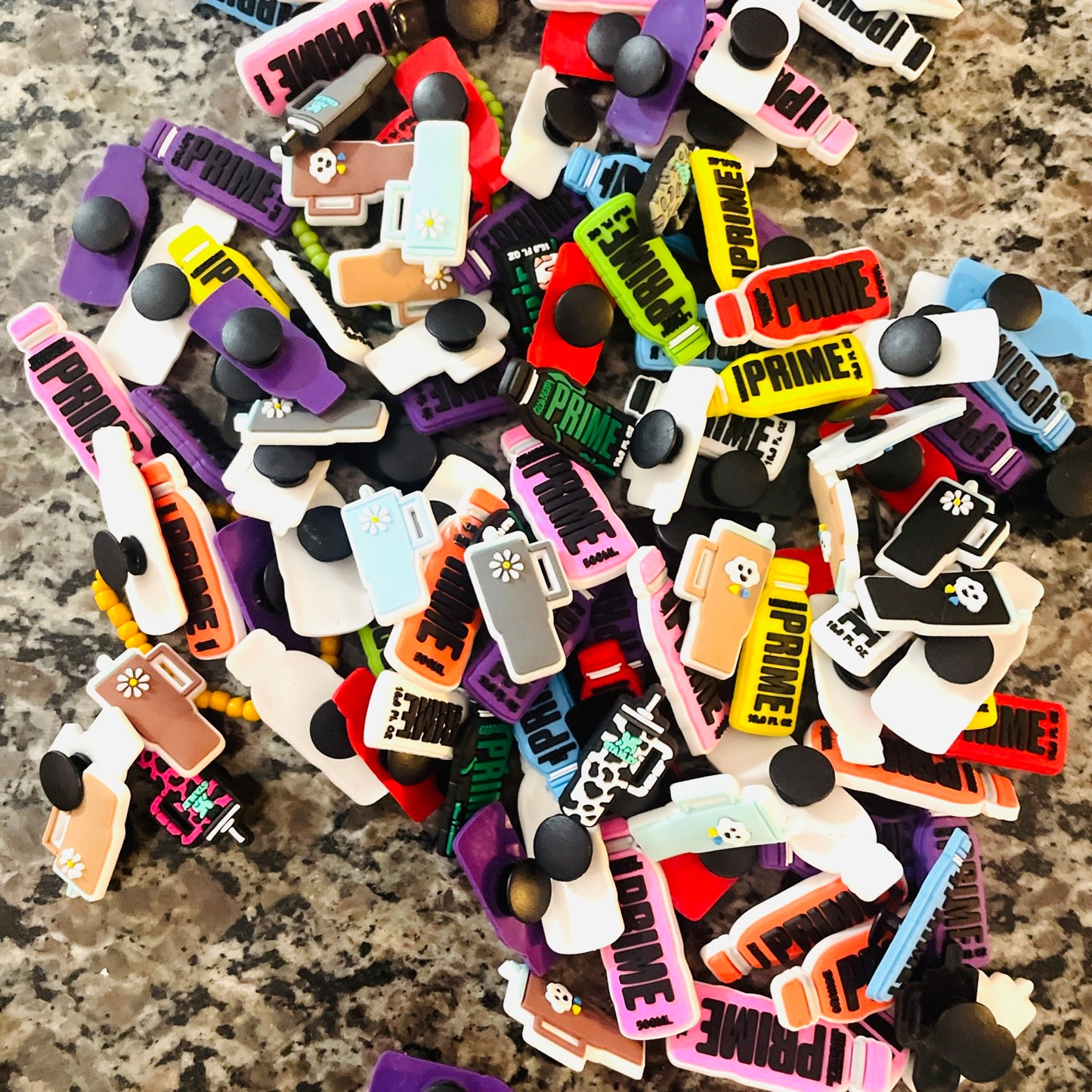 Fun shoe charms, character shoe charms, fishing charms