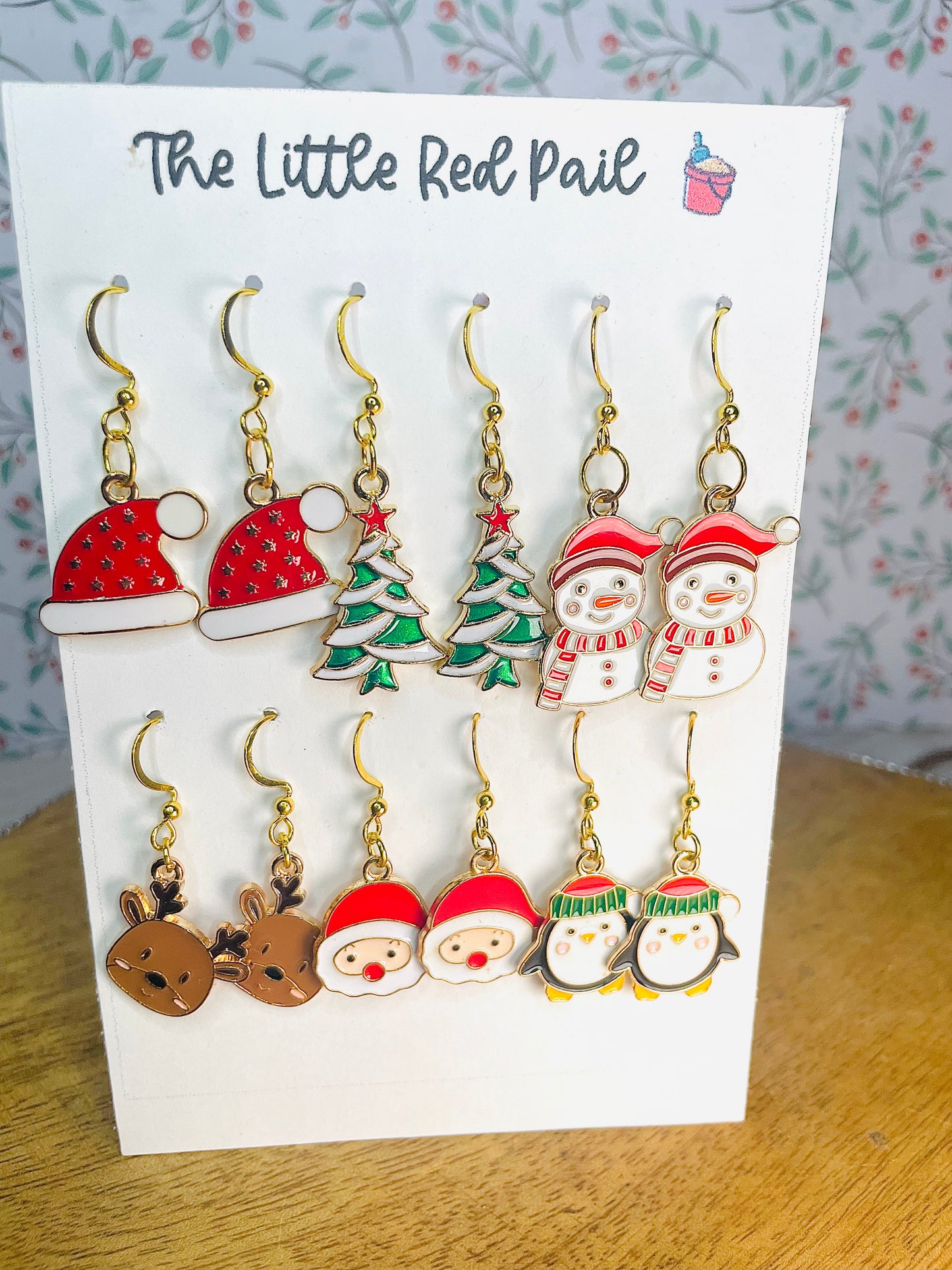 Christmas earrings reindeer earrings Santa earrings snowman earrings kids earrings adult earrings