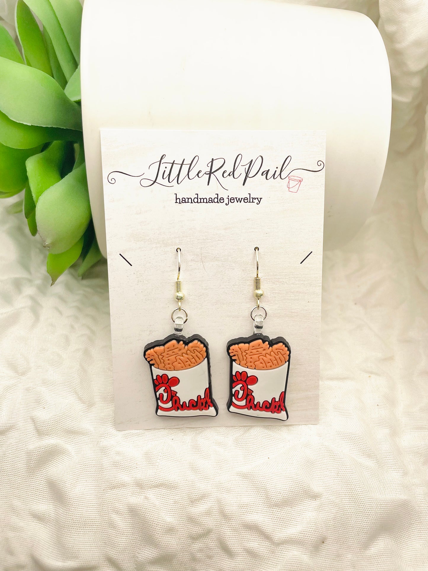 Novelty earrings, Everyday earrings, fast food earrings, junk food jewelry