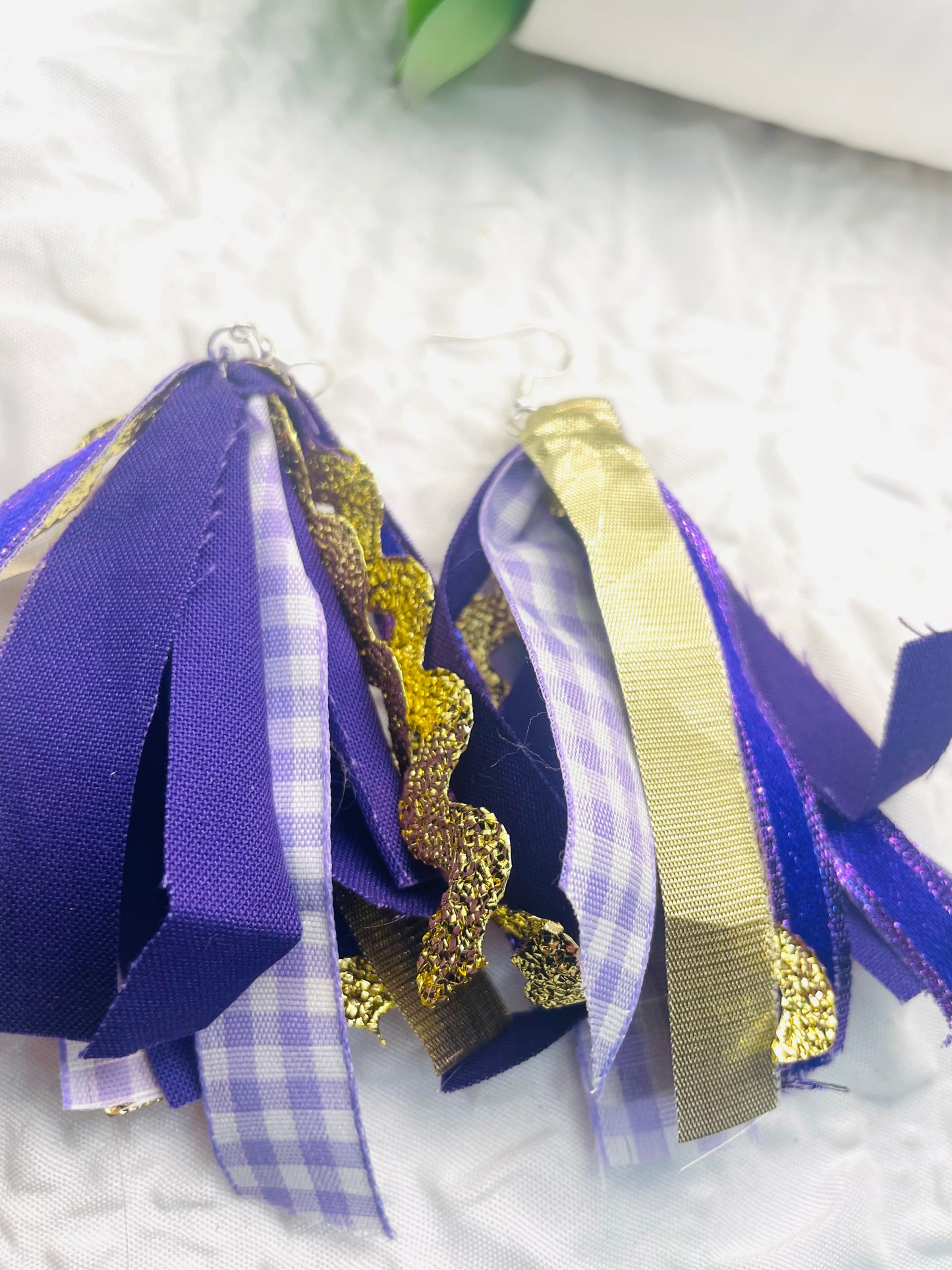Team tassel earrings, team color earrings, game day wear, SEC team jewelry