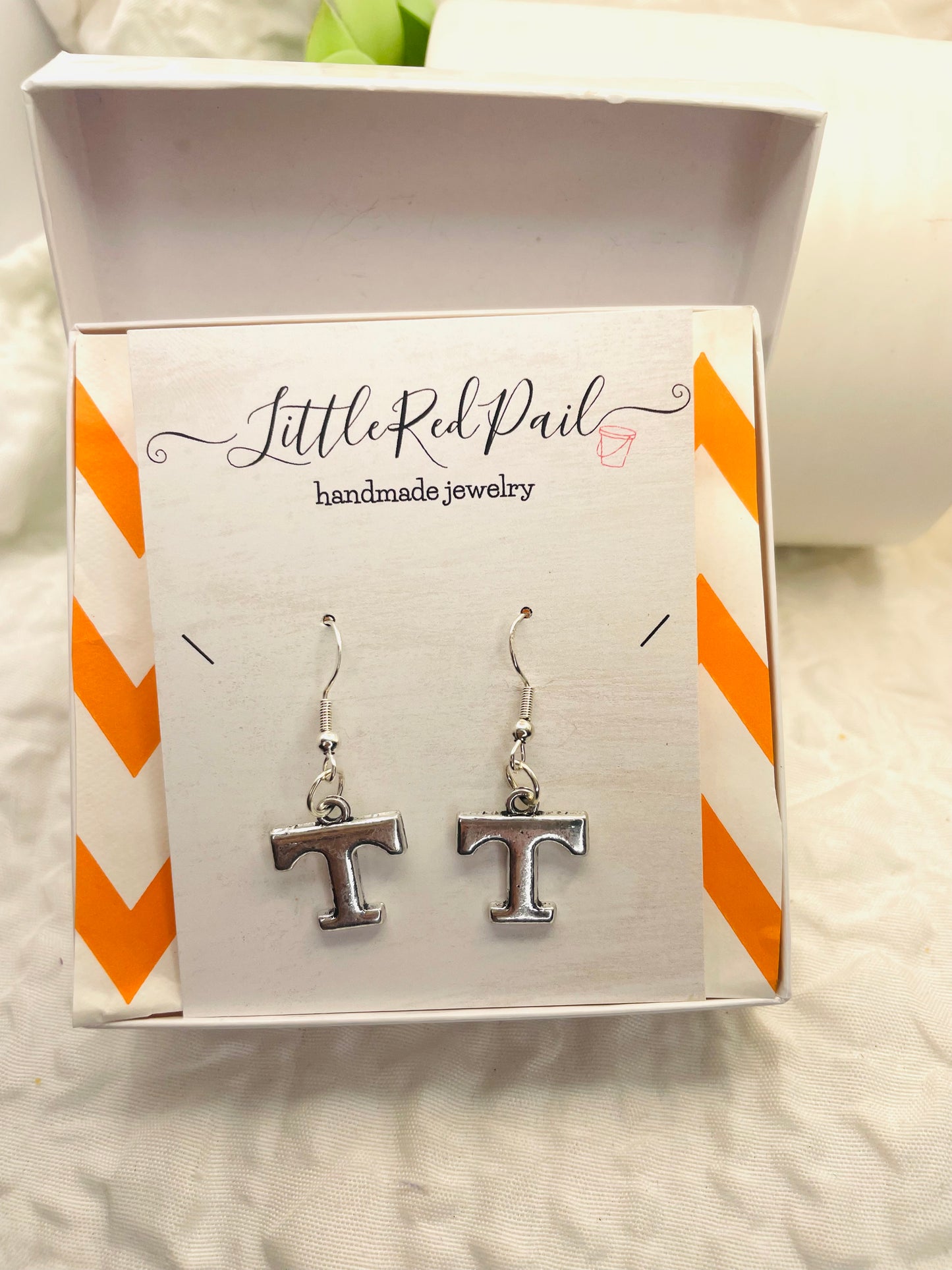 Power T earrings, Tennessee Vols earrings