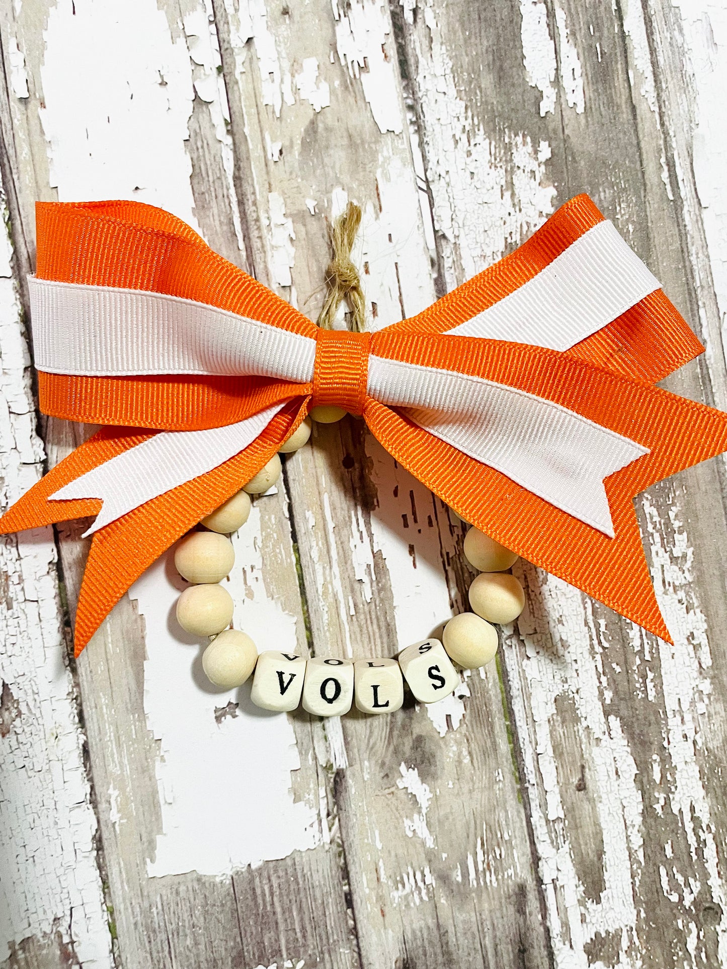 Tennessee Vols ornament, Vols Bow ornament