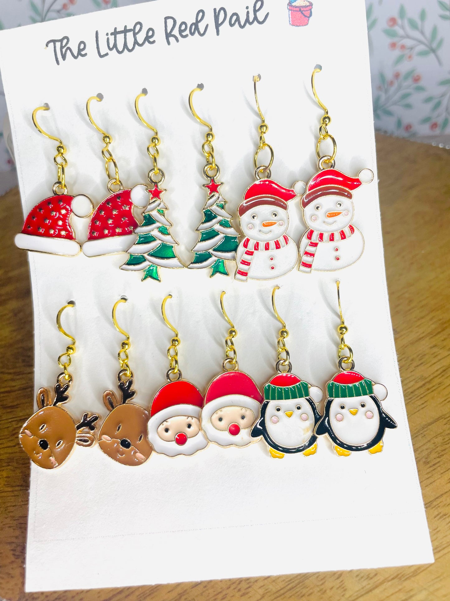 Christmas earrings reindeer earrings Santa earrings snowman earrings kids earrings adult earrings