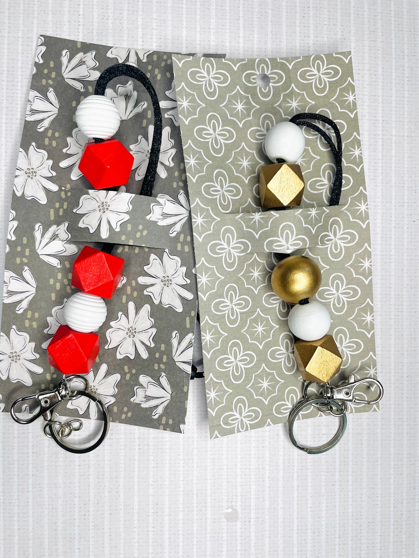 Custom Lanyard, beaded team color lanyard